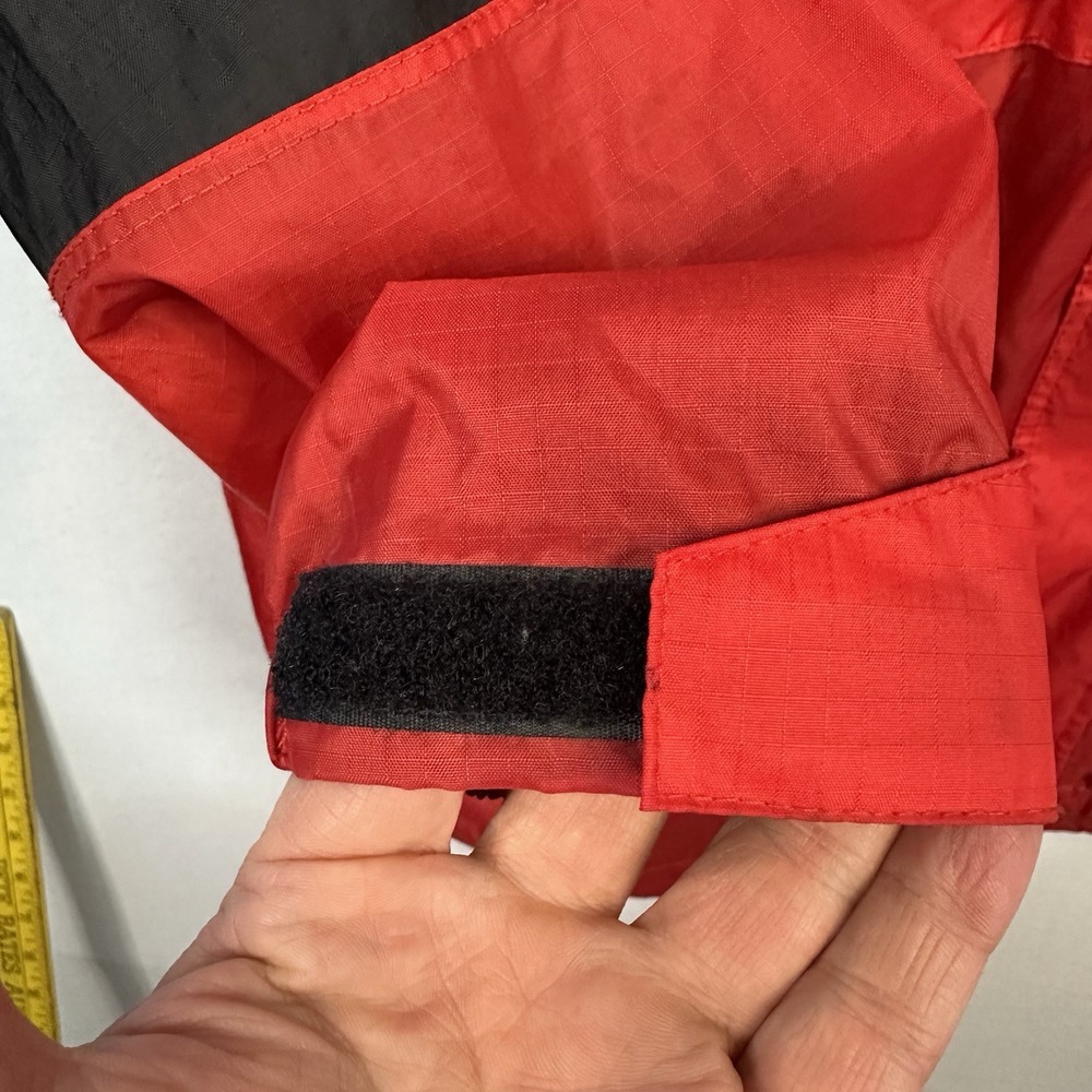 Sterns Dry Wear Jacket‎ Men's Medium Hooded Rain Jacket Waterproof Red *Flawed* - Picture 9 of 14